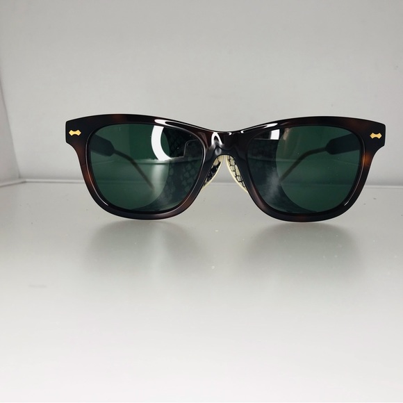 New  - Gucci Men’s Snakeskin Sunglasses GG0671S 002 Havana Limited edit… - Picture 10 of 14